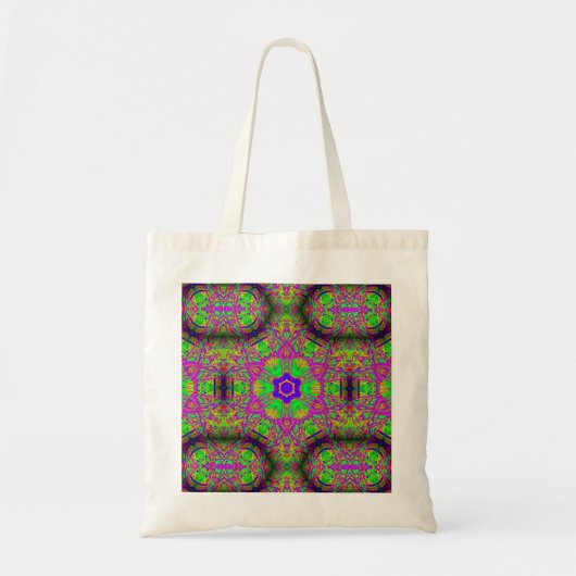 6-punts blauwe sterroovy tote bag (Voorkant)