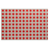 6-punts Chicago Flag Red Star Stof (Yard (91,4 cm))