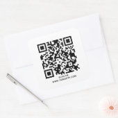 6 QR CODE TEKST STICKERS - GEBRUIK GRATIS GENERATO (Envelop)