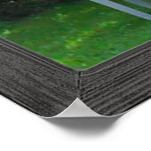 6 Rustic Pane Faux-venster met Uitzicht Po Poster (Hoek)