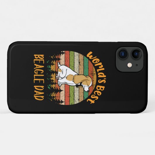 6 's Werelds Beste Beagle Pap Case-Mate iPhone Case (Achterkant (horizontaal))