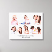 6 Secties Aangepaste foto-minimalistisch grijze Li Canvas Afdruk (Voorkant)