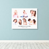 6 Secties Aangepaste foto-minimalistisch grijze Li Canvas Afdruk (Insitu (Houten vloer))