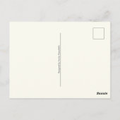 6 secties aangepaste zwarte fotolijsten briefkaart (Achterkant)