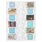 6 Six Collage Cute Baby Family Love Granny Tafelkleed (Voorkant)