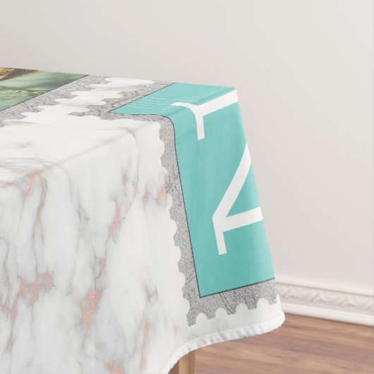 6 Six Collage Cute Baby Family Love Granny Tafelkleed (Voorbeeld)