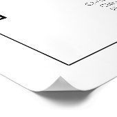 6 sjabloon minimalistische weduwenkaarten poster (Hoek)