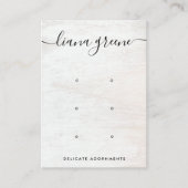 6 Slangen, drie Oorspronkelijke, witte ruitweergav Visitekaartje (Voorkant)