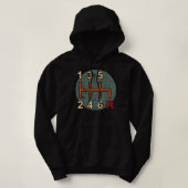 6 Snelheid handmatige verzending Verschuifpatroon Hoodie (Design voorkant)