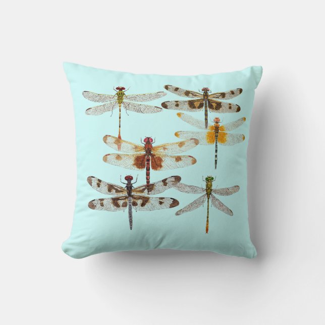 6 Soort dragonfly piloot Kussen (Voorkant)