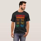6 stadia van het zuiveren van de software van de p t-shirt (Voorkant volledig)