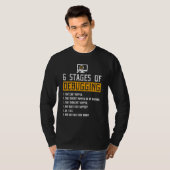 6 stadia van het Zuiveren van het Netwerk van HTML T-shirt (Voorkant volledig)
