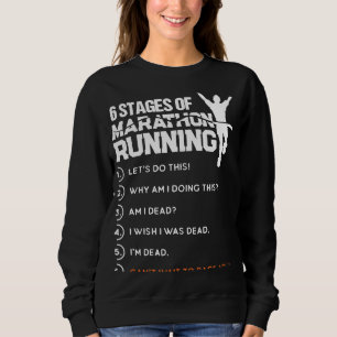 6 stadia van marathon met funny Runner Sport Lo Trui