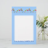 6 STATIONERIJ VAN COCKTAILGLAS BRIEFPAPIER (Staand voorkant)