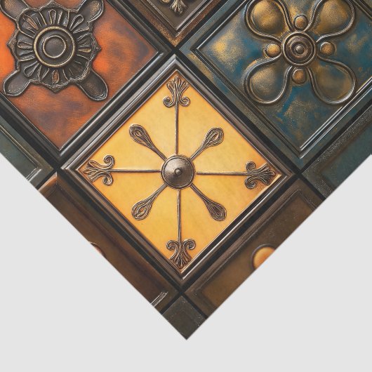 6  Stijl Gemengde Tegels AA5 Decoupage Tissuepapier (Detail)