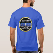 6 STRIJDSTERREN KOREAANSE OORLOGSVETERAAN T-SHIRT (Achterkant)