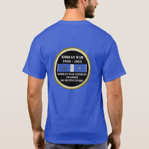 6 STRIJDSTERREN KOREAANSE OORLOGSVETERAAN T-SHIRT