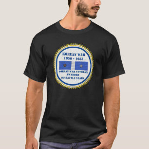 6 STRIJDSTERREN KOREAANSE OORLOGSVETERAAN T-SHIRT