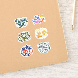 +6 (Studenten & Kinderen) Aanmoediging & Motivatie Sticker