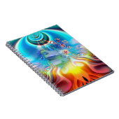 6 Taal van de Light Base Chakra-symbolen Notitieboek (Rechterzijde)