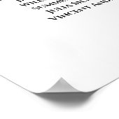 6 Tabel Bourgogne Rood en Blush Floral Seating Cha Poster (Hoek)