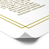 6 Tabel Floral Pastel Spring Wedding Seding Chart Poster (Hoek)