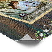 6 Tabel Rustige Gypsophila FOTO-zitplaats Foa Poster (Hoek)