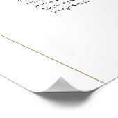 6 Tafels Welkom Zitplaatsindeling Poster (Hoek)