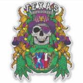 6" Texas ShipRockers Vinyl Sticker (Voorkant)