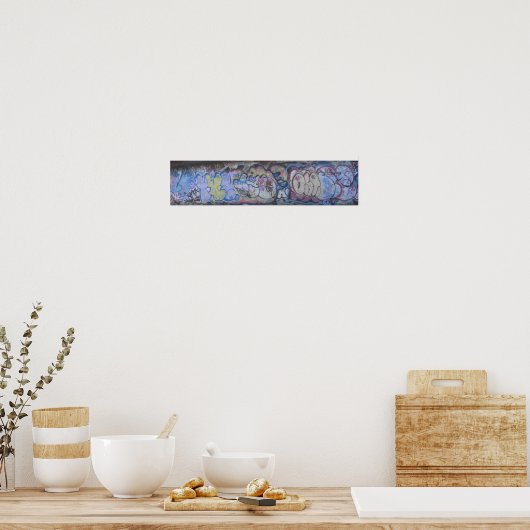 6 Train Graffiti Poster (Keuken)