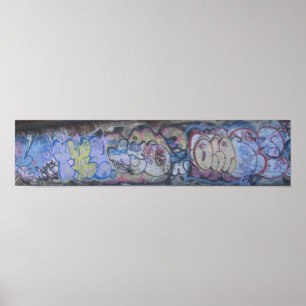 6 Train Graffiti Poster