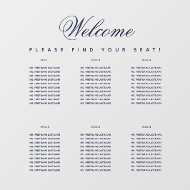 6 Transparante weergave van tabel in marineschema  Raamsticker