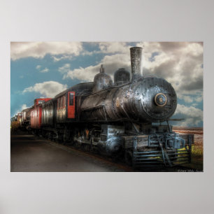 6 - Treintrein van de NW-klasse G-stoomlocomotief  Poster