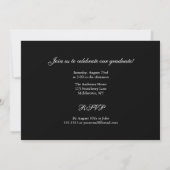 6 Uitnodiging tot Afstuderen voor fotoscript - zwa (Achterkant)