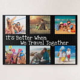 6 Vacature Foto Collage beter om samen te reizen Legpuzzel