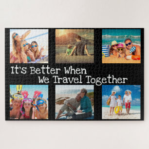 6 Vacature Foto Collage beter om samen te reizen Legpuzzel