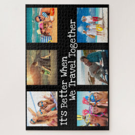 6 Vacature Foto Collage beter om samen te reizen Legpuzzel