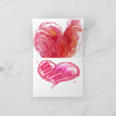 6 Valentine Hearts Greeting Card Feestdagen Kaart