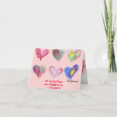 6 Valentine Hearts Greeting Card Feestdagen Kaart