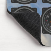 6 Verpakking van vliegtuigkooien in de wolken Muismat (Hoek)