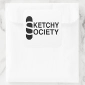 6 Verpakkingen Vierkante Sticker (Tas)