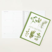 6 VERSCHE KRUIDEN 8.5x11 Planner / Groen (Display)