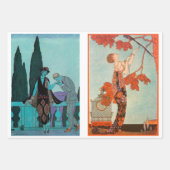 6 verschillende design van George Barbier Inpakpapier Vel (Voorkant 3)