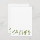 6 VERSE KRUIDEN 3.5x5 Blank Platte Kaart (Voorkant / Achterkant)