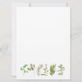 6 VERSE KRUIDEN 6.5x8.75 Blank Platte Kaart (Achterkant)
