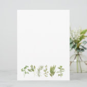 6 VERSE KRUIDEN 6.5x8.75 Blank Platte Kaart (Staand voorkant)
