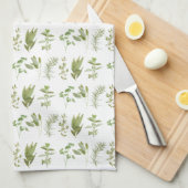 6 VERSE KRUIDEN Keukenhanddoek (all-over) (Quarter Fold)
