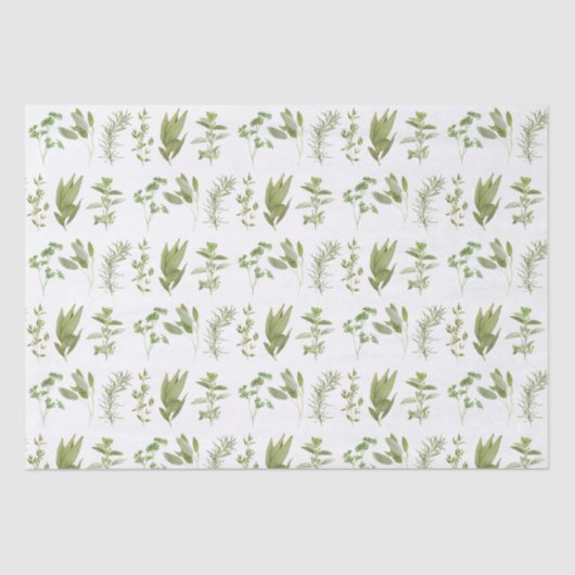 6 VERSE KRUIDEN Tissue Paper I Tissuepapier (Voorkant)
