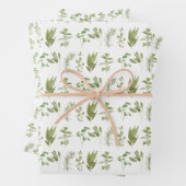 6 VERSE KRUIDEN Vlak Blad Verpakkend Document Inpakpapier Vel (In situ)