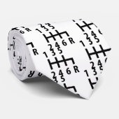 6 versnellingsauto zwart stropdas (Opgerold)